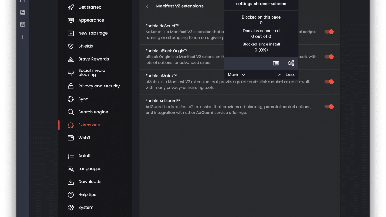 How to Enable Manifest V2 extensions MacOS
